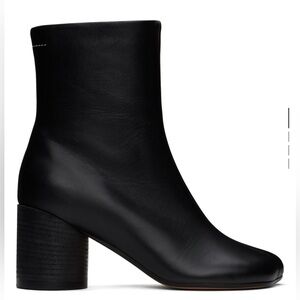 MM6 MAISON MARGIELA Black Anatomic Ankle Boots